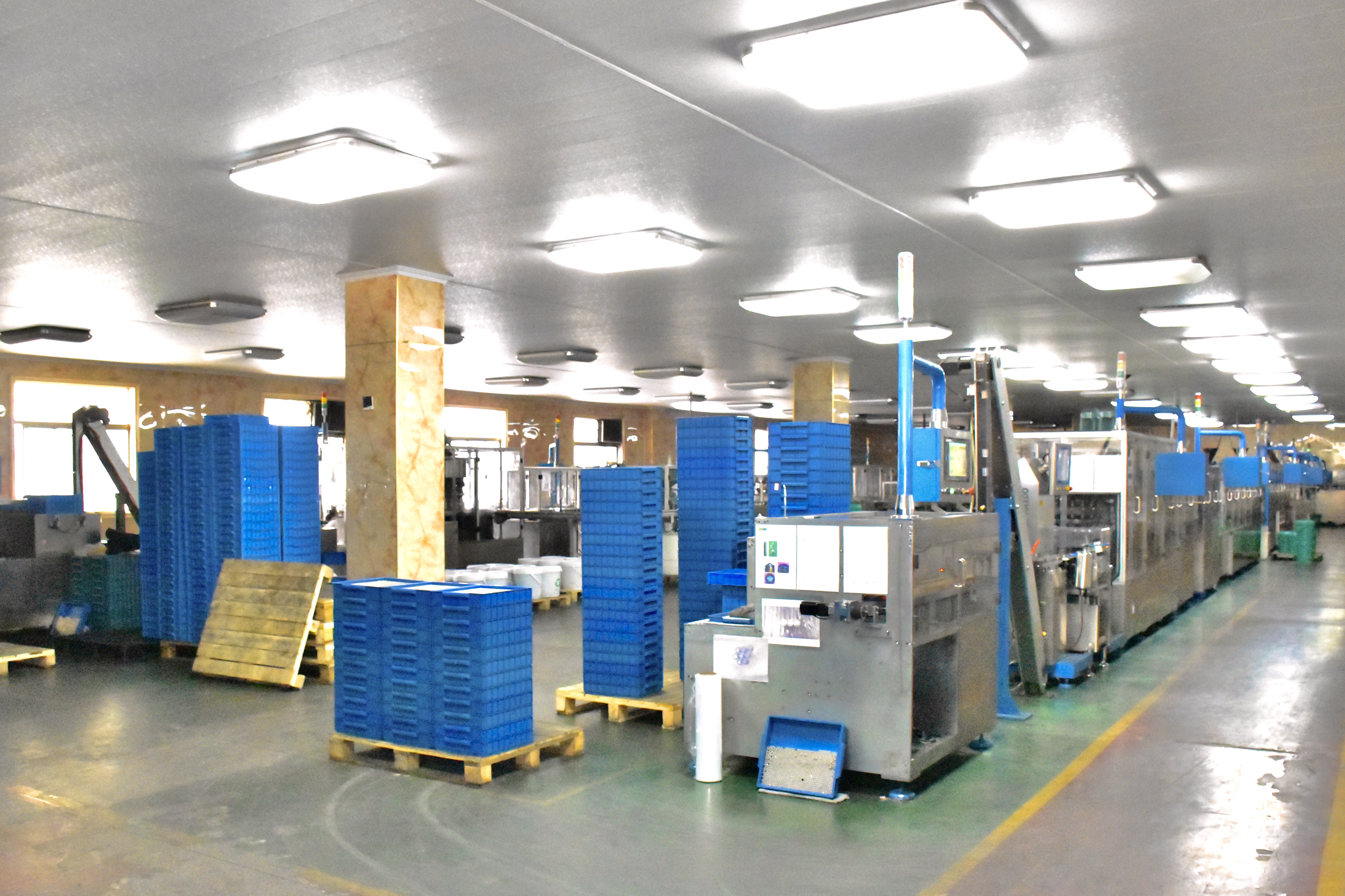 dry cell battery production line in our factory
